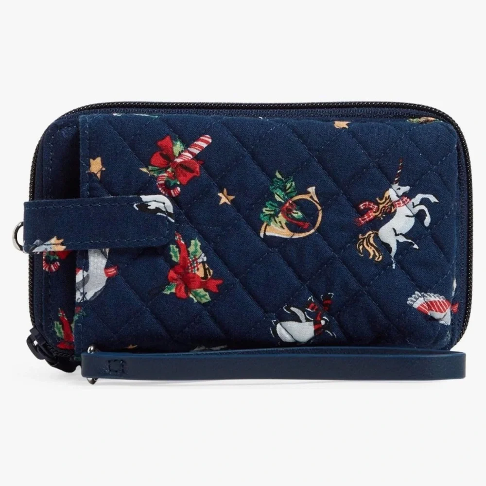 Vera Bradley Snow Globe Motif Smartphone Wristlet with RFID